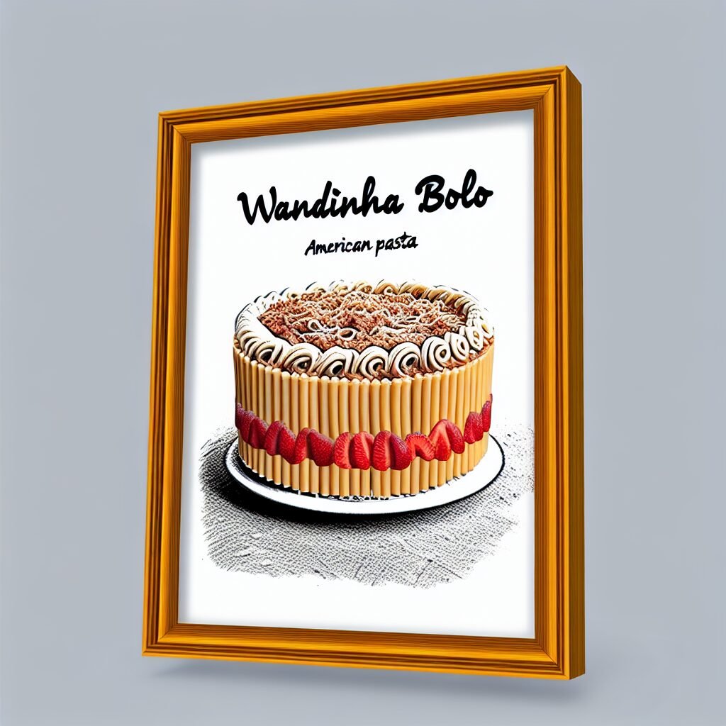 Bolo Wandinha Pasta Americana