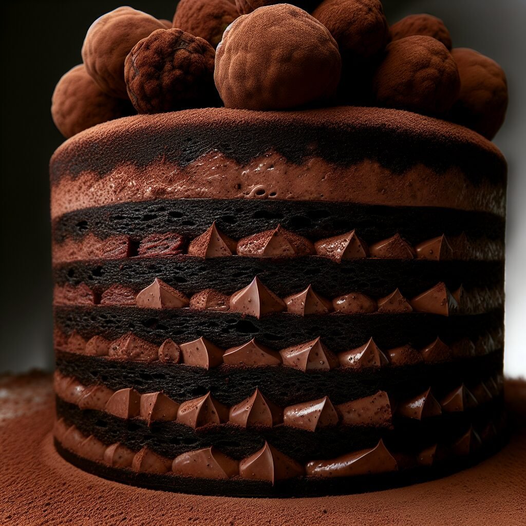 Bolo Trufado De Chocolate