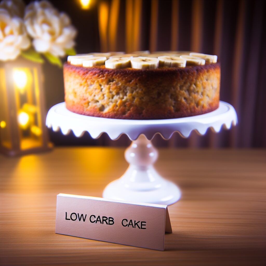Bolo Low Carb De Banana