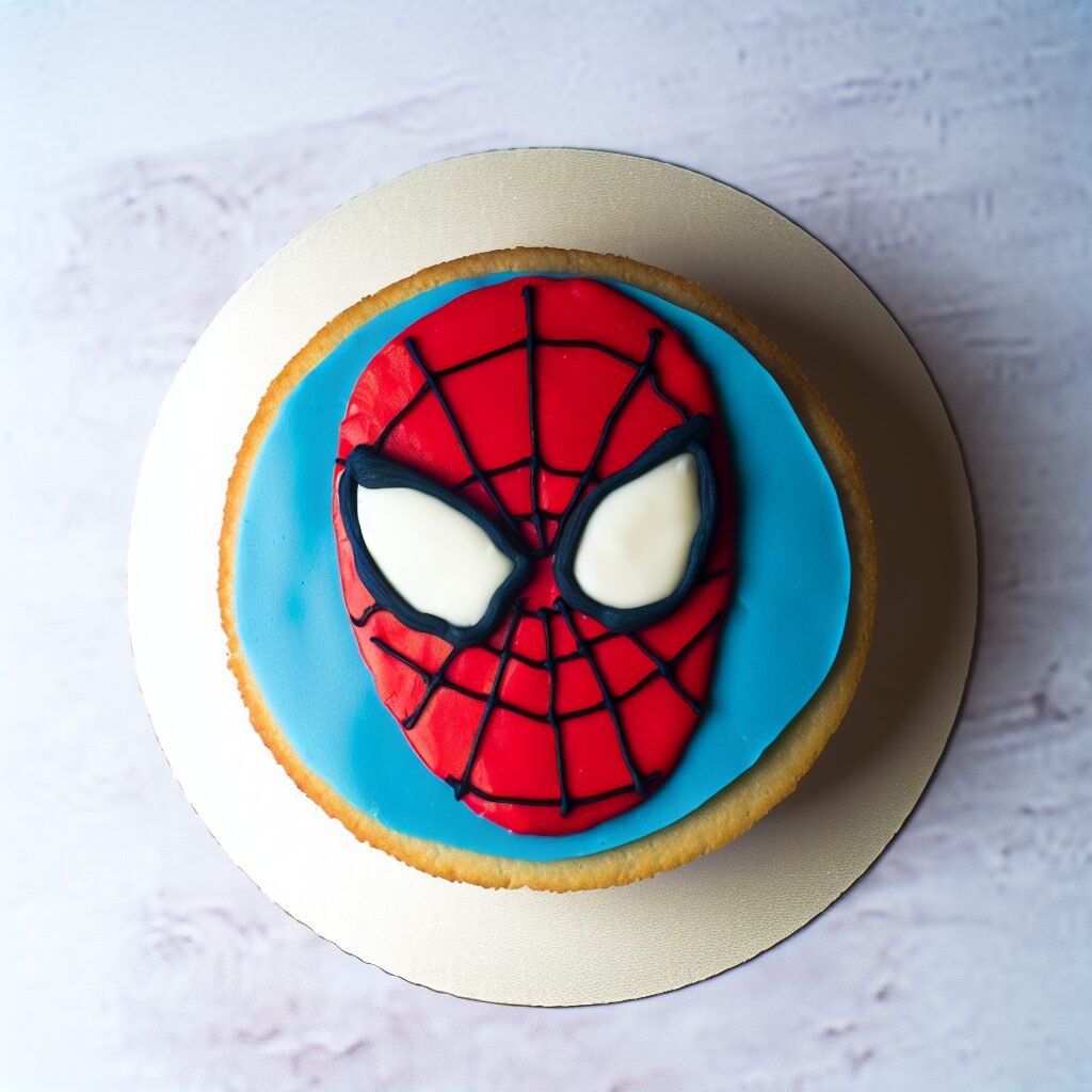 Bolo Homem Aranha Redondo