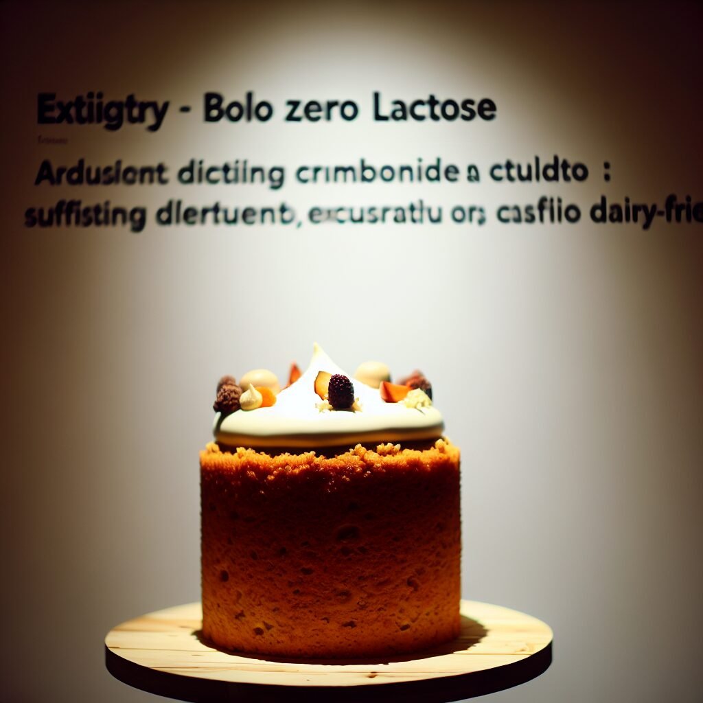 Bolo Zero Lactose 1 Bolo Zero Lactose