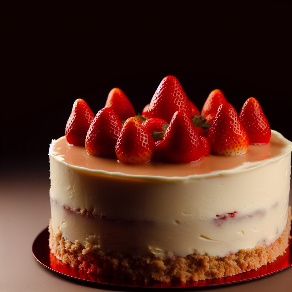 Bolo Leite Ninho Com Morango