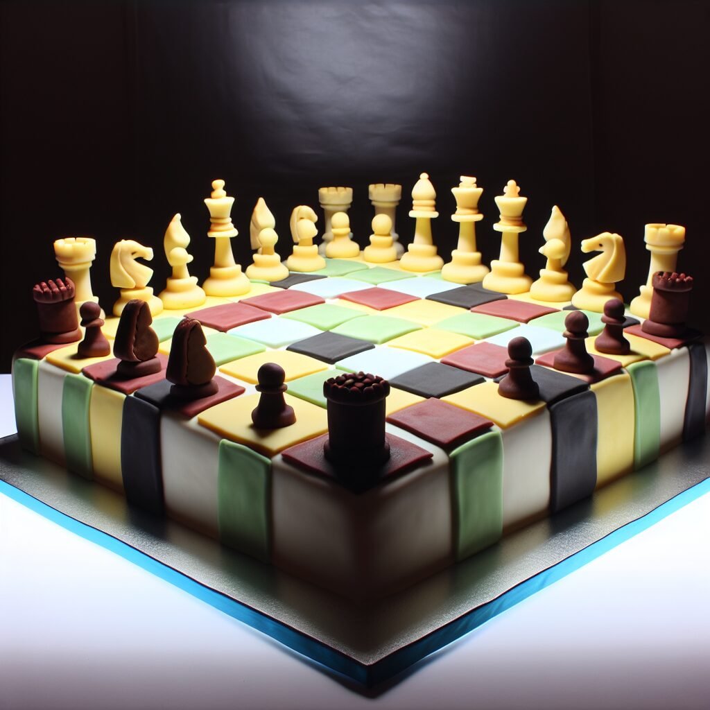 Bolo Xadrez Quadrado 1 Bolo Xadrez Quadrado