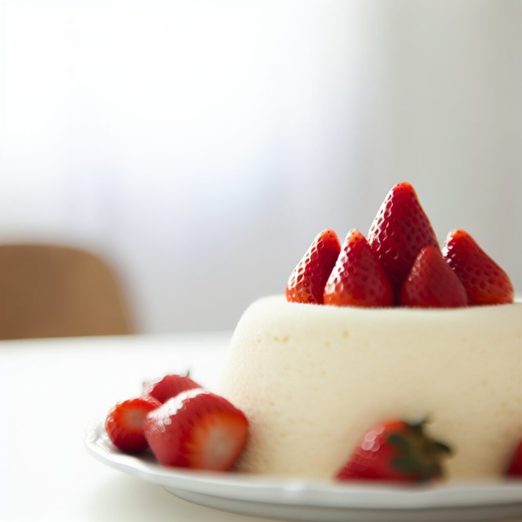 Bolo Leite Ninho Com Morango