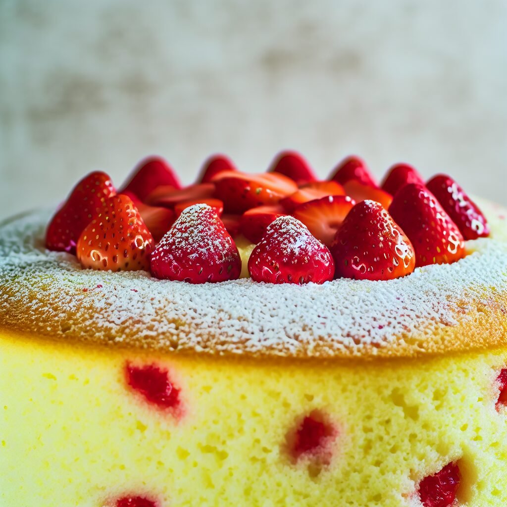 Receita de Bolo Com Morango