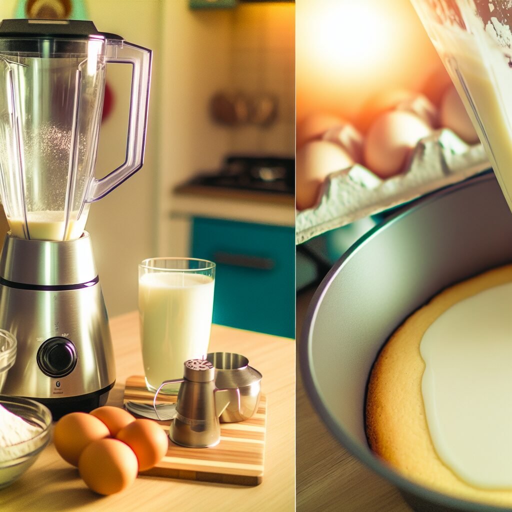 Receita de Bolo Liquidificador