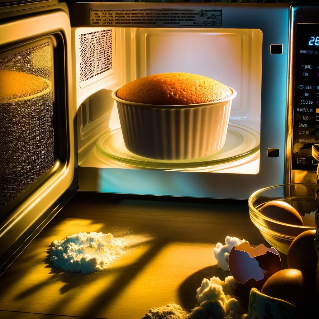 Receita de Bolo No Microondas