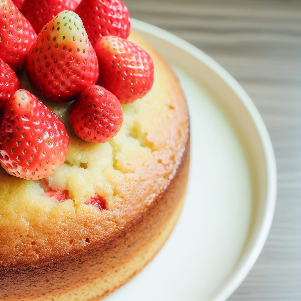 Receita de Bolo Com Morango