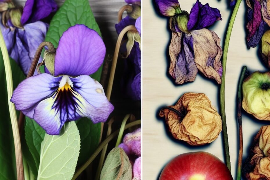 O que acontece se não cuidar de violetas?